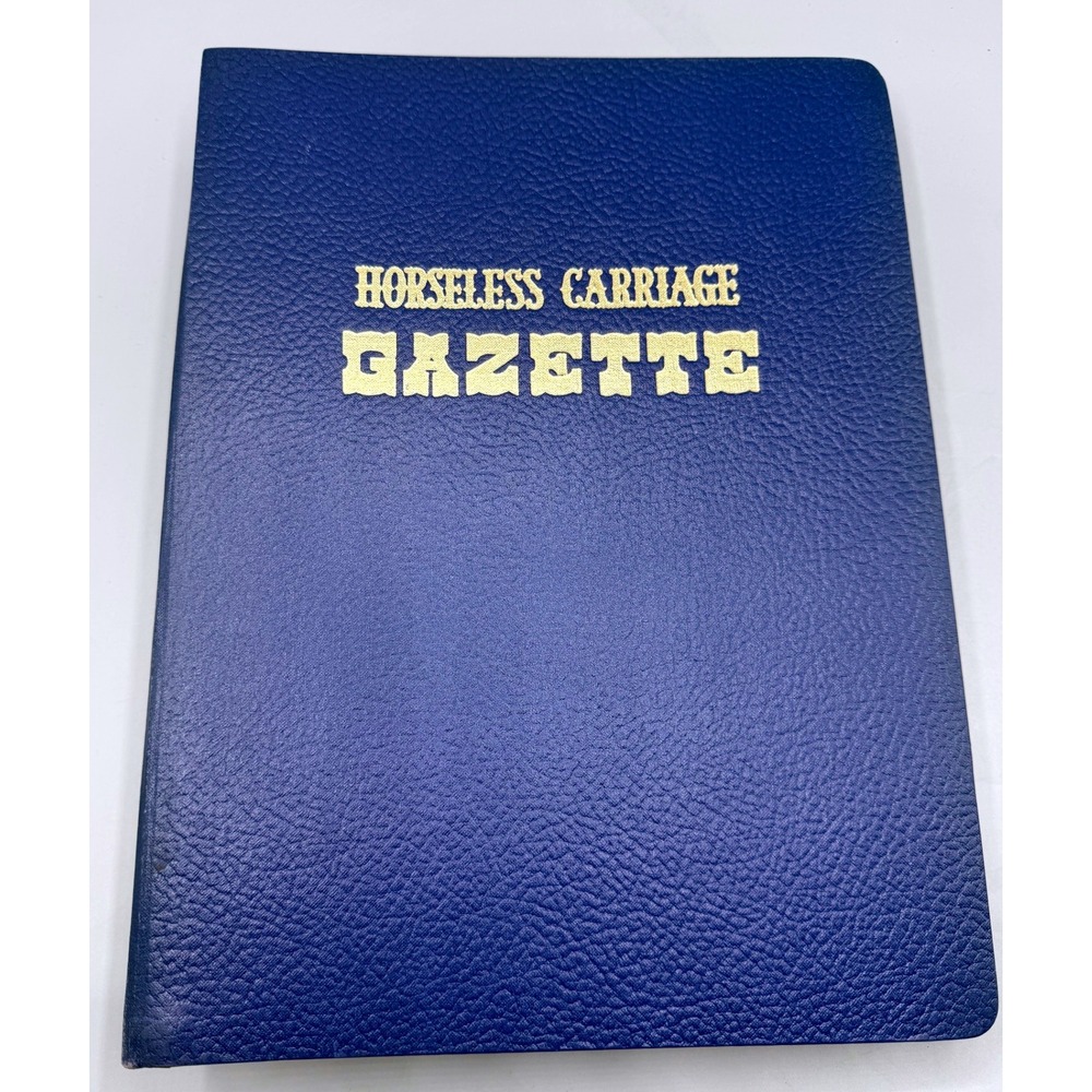 Horseless Carriage Gazette Magazine Lot 8 Issues 1968-1970 in Blue Binder HCCA-H